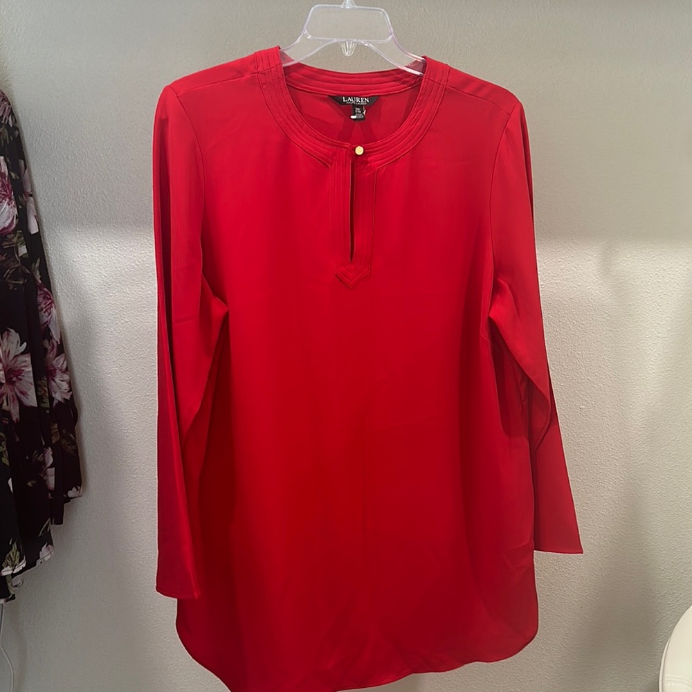 Lauren Ralph Lauren Red Tunic - 2x